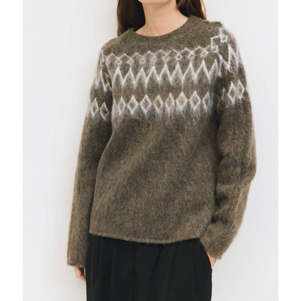 NEW MOD REF wilson sweater in deep moss